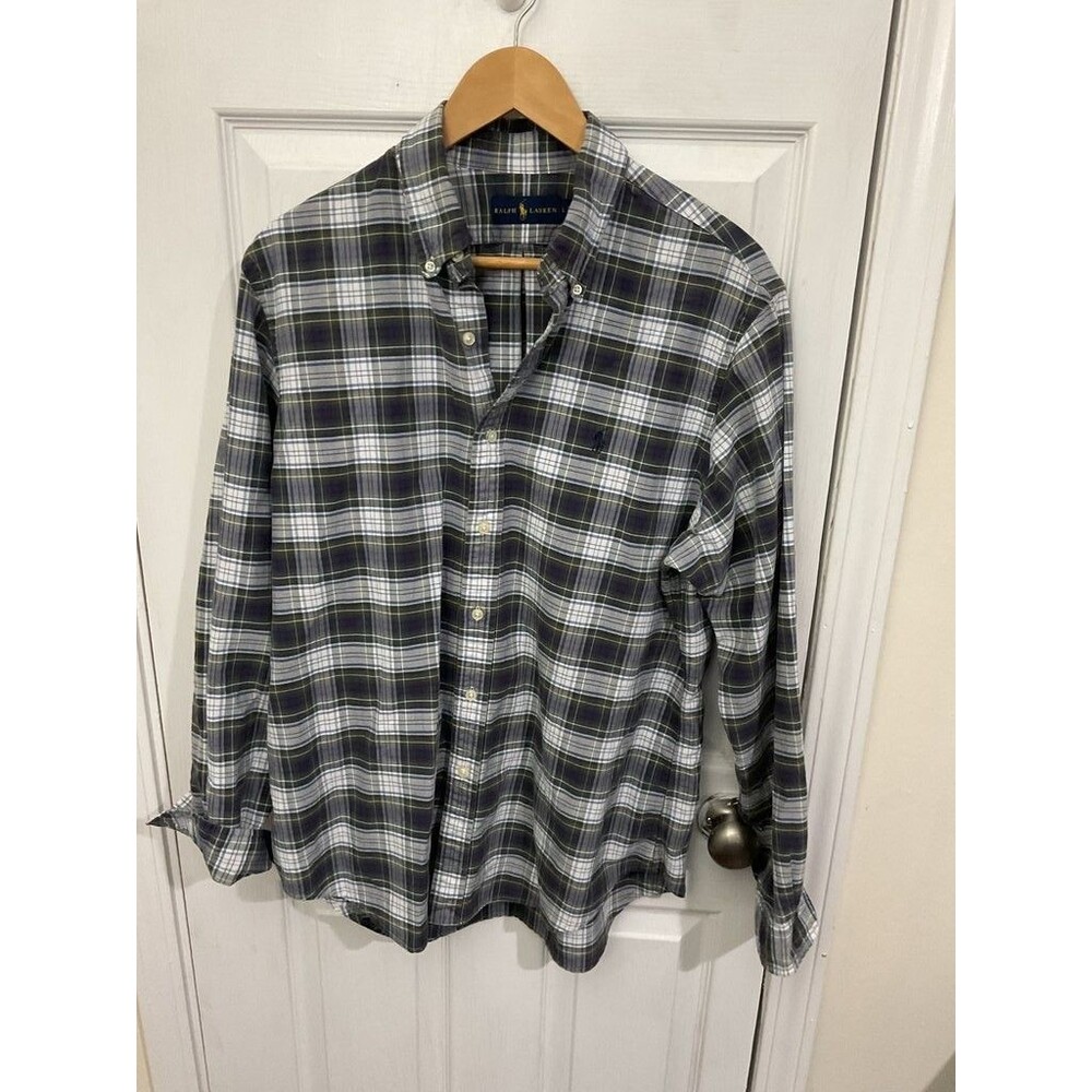 Ralph Lauren Men's Plaid Button-Down Shirt